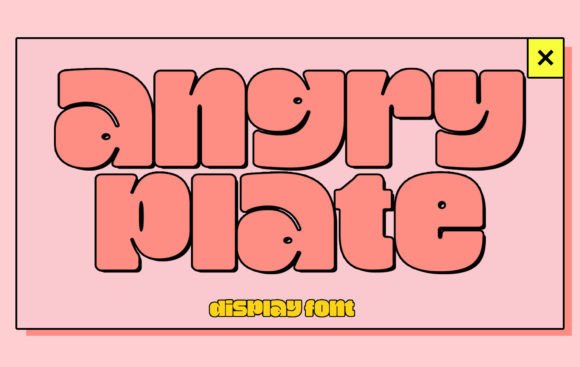 Angry Plate Font for Elegant Branding