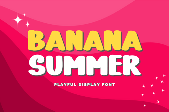 Banana Summer Font for Creative Web Projects