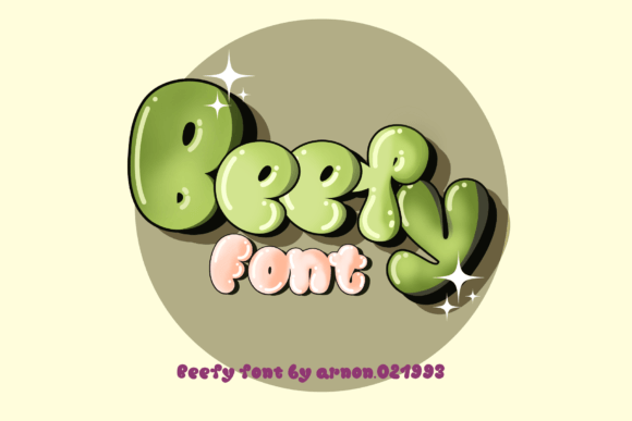 Beefy: A Playful Display Font