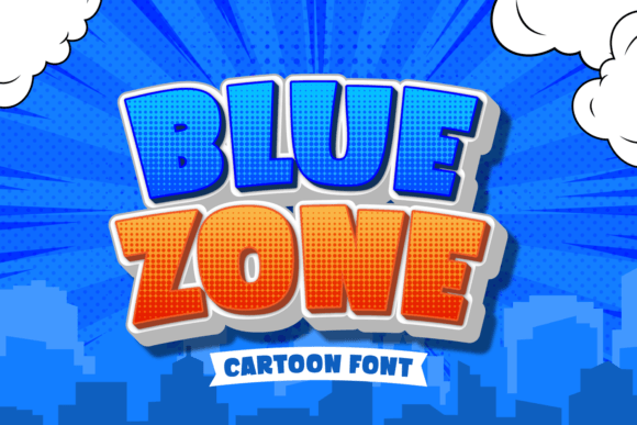 Blue Zone Font for Bold Campaigns