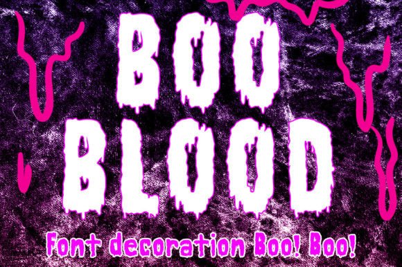 Boo Blood Font for Bold Web Design
