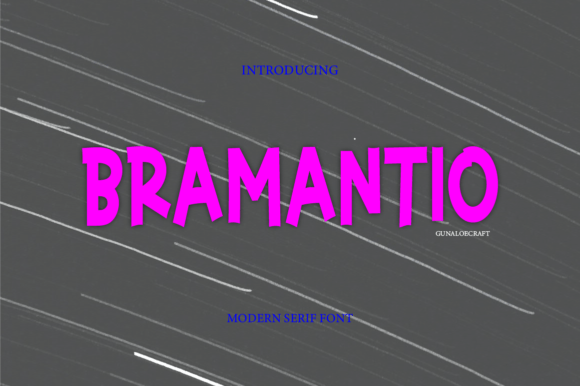 Bramantio Font: Elegant Display for Designers