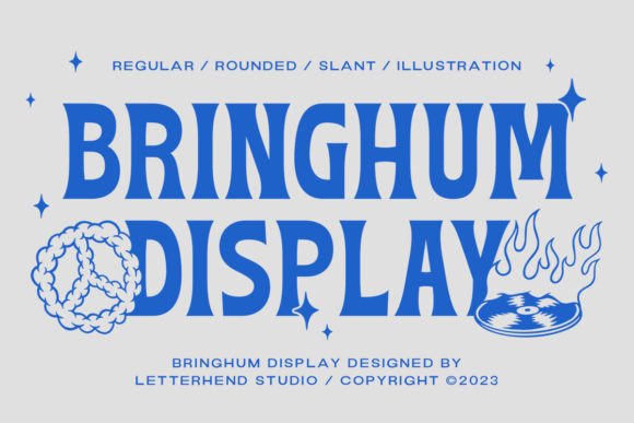 Bringhum Display Font for Business Branding