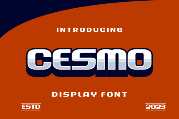 Cesmo: A Bold Display Font for Web Design