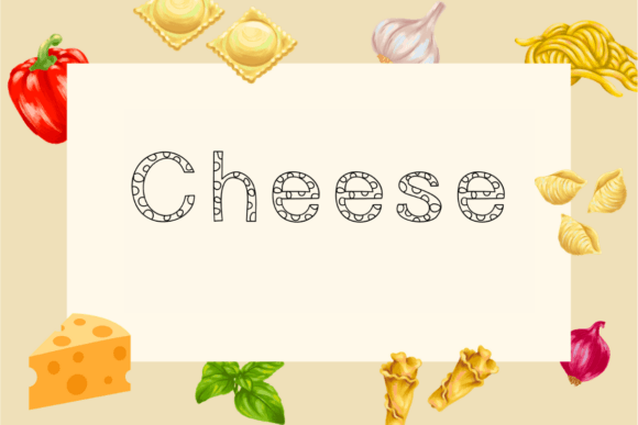 Cheese Font for Creative Projects