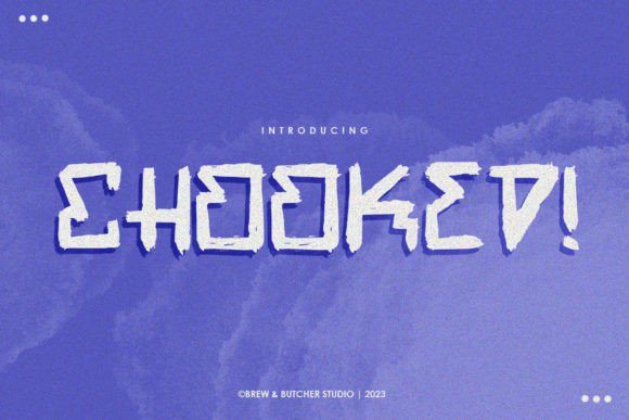Chooked: A Bold Display Font