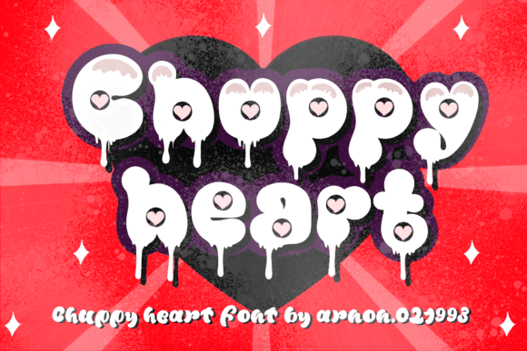 Chuppy Heart Font for Creative Campaigns