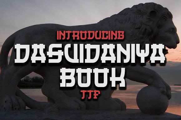 Dasvidaniya Book Font