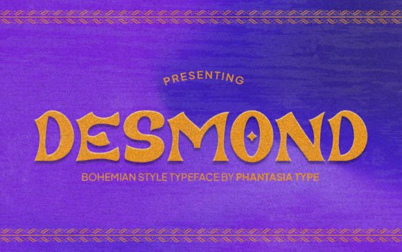 Desmond Font: Bohemian Elegance in Type