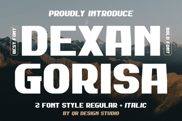 Dexan Gorisa: Bold Display Font for Impactful Campaigns