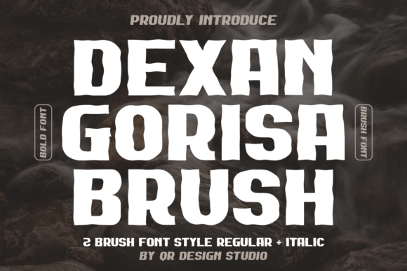 Dexan Gorisa Brush Font for Business Branding