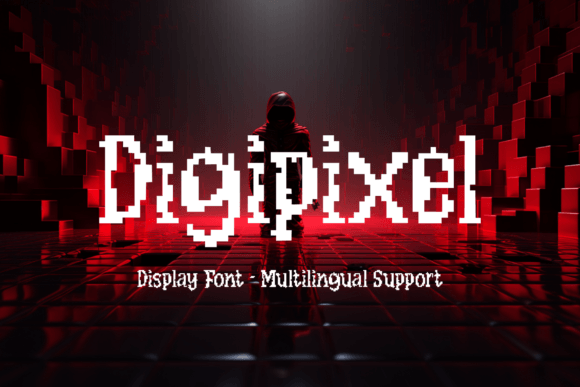 Digipixel Font for Creative Makers