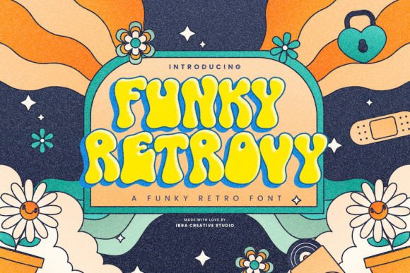 Funky Retrovy Font Review