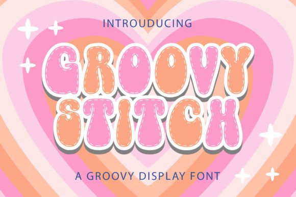Groovy Stitch Font for Web Design