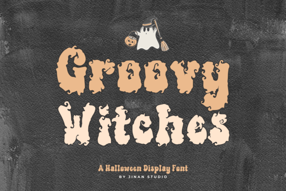 Groovy Witches Font for Halloween Branding