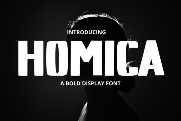 Homica: A Bold Display Font