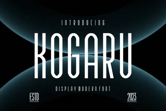 Kogaru: A Modern Display Font for Creative Projects