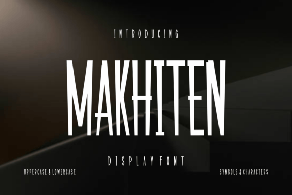 Makhiten Font for Creative Projects