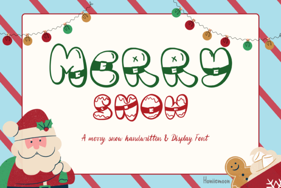 Merry Snow Font for Festive Creations