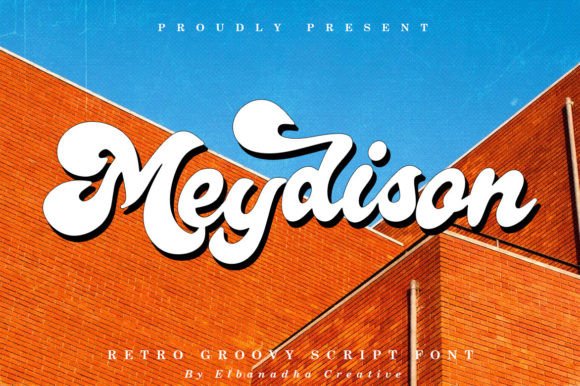 Meydison: A Retro Display Font for Creative Projects
