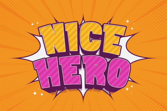 Nice Hero Font for Creative Projects
