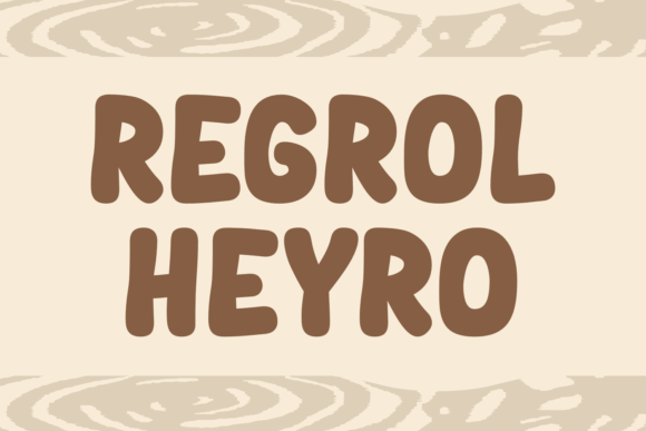 Regrol Heyro Font for Business Branding