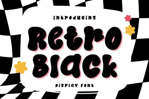 Retro Black Font for Creative Makers
