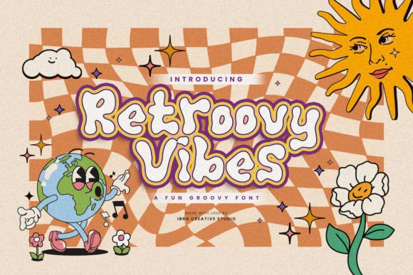 Retroovy Vibes Font for Creative Brands
