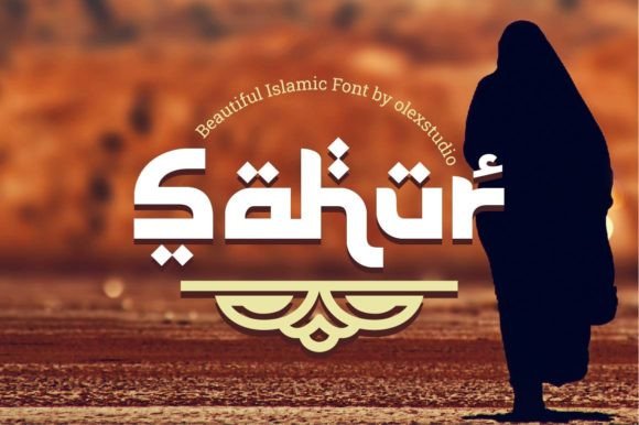 Sahur Font: Islamic Display Style