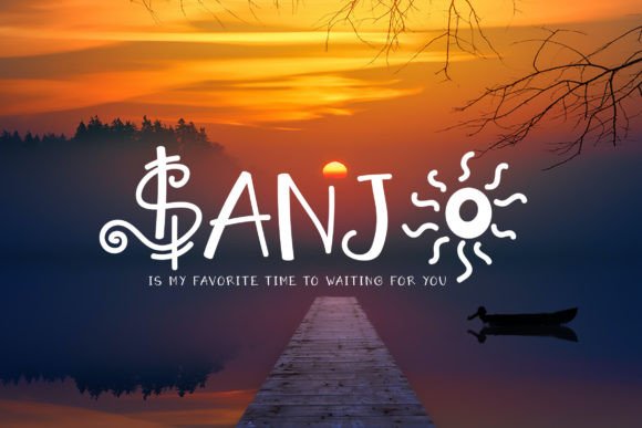 Sanjo Display Font for Creative Projects