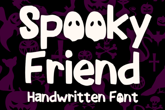 Spooky Friend Font for Halloween Branding
