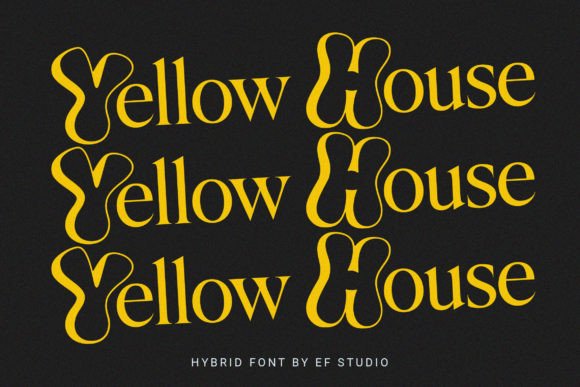 Yellow House Font: A Bold Choice for Designers